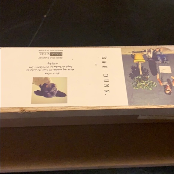 2 Rae Dunn items.   St Patrick’s day wooden box - Picture 6 of 6